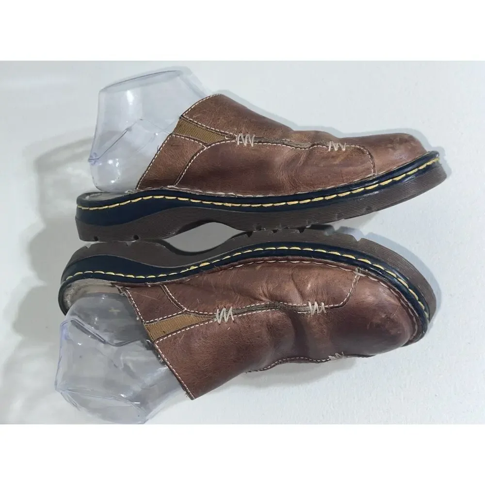 Dr. Martens AW004 Air Cushioned Brown Mule Slide-on Slippers Mens Sz-9 US 42 EU